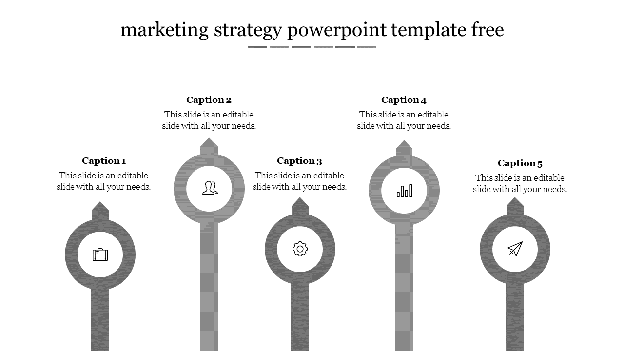 Free - Efficient Marketing Strategy PowerPoint Template Free